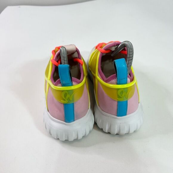 Sophia Webster Sneakers Womens 40 Multicolor Leather Trimmed Fly-by Low Top - Picture 4 of 12